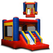 inflatable castle slide combo